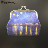 Weiyinxing Women Printing Coin Purses Girl Hasp Zero Wallet Ladies Clutch Change Purse Female Mini Money Bag PU Leather Wallet