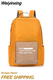 Weiyinxing Folding Lightweight Travel Backpack, Waterproof Oxford Cloth Can Store Travel Backpack
