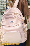 Weiyinxing Girl Waterproof Pink Travel Book Laptop Female Student Backpack Trendy Lady Kawaii College Backpack Women School Bag Fashion