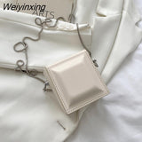Weiyinxing Checkered Designer Women's Crossbody Bag Casual Shoulder Bag Fashion Solid Color Lady Messenger Clutch Bag Female 2023