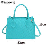 Weiyinxing Handbags Small Tote Female Travel Top Handle Bags for Women Shopping Leisure Phone Bag Birthday Party Gifts