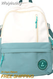 Weiyinxing Cute Laptop College Backpack Cool Women Travel Nylon Student Backpack Female Kawaii Trendy Book Bag Fashion Girl School Bag