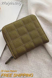 Weiyinxing Women's Short Wallet 2023 Korean Version Mini Wallet Lady Fashion Purse Short Zipper Cute Zero Wallet Student Embroidered Wallet