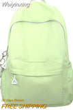 Weiyinxing Women Kawaii Pink Ladies Laptop New Book Bag Trendy Girl Cute Nylon School Backpack Fashion Female Travel College Backpack Cool