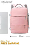 Weiyinxing Women Travel Backpack Waterproof Anti-Theft Stylish Casual Daypack Luggage Strap USB Charging Port Backpack Laptop School Bags