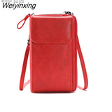 Weiyinxing Ladies Small Crossbody Messenger Bags for Women Shoulder Bag Phone Wallet Mini PU Leather Card Holder Female Purse