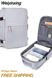 Weiyinxing Travel Backpack Functional Woman Lightweight Airplane Backpacks For Women Waterproof Multifunctional Bag With Shoes Pocket