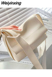 Weiyinxing Luxurious Simple Versatile Solid Color Shoulder Bag Ladies 2023 Summer Fashion Korean Style Crossbody Square Bag for Women