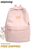 weiyinxing Light Simple Women Backpacks High Quality Waterproof Nylon School Backpack Bag Big Student Bag for Girls Travel Rucksacks