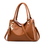 Weiyinxing Women's Bag Soft Skin Mother Bag 2024 Korean Version Of The New Fashion And Simple Middle-Aged Women's Bag Large Capacity Handbag
