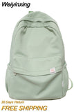 Weiyinxing Kawaii College Bag Cotton Fabric Student Women Backpacks Cool Teenage Girl School Bag Cute Ladies Fashion Backpack Trendy