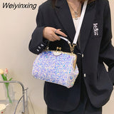 Weiyinxing designer purses and handbags for women Sequined tote bag Shining fashion crossbody bags lady shoulder evening clutch 2023