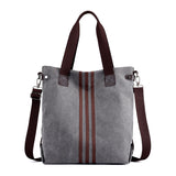 Weiyinxing Canvas Women's Bag 2024 Autumn / Winter New Handbag Versatile Korean Version Of Fashion Pure Color One-Shoulder Cross-Body Bag