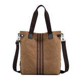Weiyinxing Canvas Women's Bag 2024 Autumn / Winter New Handbag Versatile Korean Version Of Fashion Pure Color One-Shoulder Cross-Body Bag