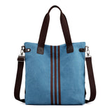 Weiyinxing Canvas Women's Bag 2024 Autumn / Winter New Handbag Versatile Korean Version Of Fashion Pure Color One-Shoulder Cross-Body Bag