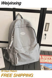 Weiyinxing Female Kawaii College Bag Student Women Backpacks Cool Teenage Girl Boy Teenager School Bag Ladies Fashion Backpack Trendy