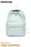 weiyinxing Women Canvas Backpacks Boys Shoulder School Bag Rucksack for Teenage Girls Travel Fashion Pack Bolsas Mochilas Sac A Dos