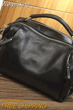 Weiyinxing Women Casual Tote Handbags High Quality Leather Ladies Boston Shoulder Bags Fashion Female Top Handle Messenger Bags