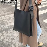 Weiyinxing Fall Trend Shoulder Bag For Women Large Capacity Soft PU Leather Rectangular Tote Luxury Brand Designer Lady Messenger Bag