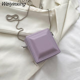 Weiyinxing Checkered Designer Women's Crossbody Bag Casual Shoulder Bag Fashion Solid Color Lady Messenger Clutch Bag Female 2023