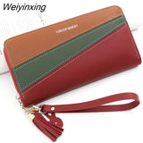 Weiyinxing for Women Kawaii Large Wallet Luxury Designer Lady Wallet Pink Purse Womens Wallet Big Women Leather Wallet Coin Purse