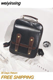 weiyinxing Women Backpack New Fshion Girl Large Capacity Leather School Bag Backpack Pu Shoulder Bag Vintage Ruchsack Mujeres Mochila Bolsa