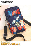 Weiyinxing Shoulder Bags Nylon Women Mobile Phone Bags Mini Female Messenger Purse Lady Wallet New 2023 Female CrossBody Bag
