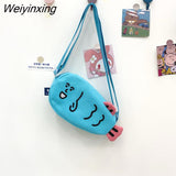 Weiyinxing Kawaii Crossbody Shoulder Mermaid Change Key Mobile Phone Bag Women Bag Mini Messenger Bag Handbags Tote Bag