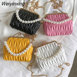 Weiyinxing Frame Luxury Handbag And Purse Ladys Evening Clutch Purse Clip Bag Quilted Women's Shoulder Bag Woman Corssbody Bags 2023