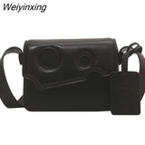 Weiyinxing Fashion Cartoon Small Square Bag Women's Bag Cartoon Cheese Messenger Bag Cortex Waterproof Fashionable Cute Side Bag