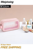 Weiyinxing Women Travel Storage Bag Cosmetic Bag Makeup Bag Travel Organizer Bags Waterproof Washbag Transparent Cosmetic Cases