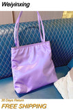 Weiyinxing Women Satin Small Handbags New Fashion Ladies Mini Shopping Underarm Bag Vintage Design Cool Girl Tote Purse Shoulder Bags
