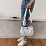 Weiyinxing Fashion Nylon Shoulder Bag Women Chians Crossbody Bag Designer Messenger Handbag Trendy Armpit Bag Bolsa feminina