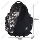 Weiyinxing Capacity Men Graffiti Backpack Camouflage Laptop Book Boy School Bag Female Fashion Women Cool Student Backpack Male Travel