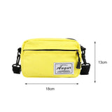 Weiyinxing Women's Bag Unisex Fanny Crossbody Bag Solid Color Leisure Trend Square Casual Shoulder Pack Harajuku Korean Style Handbag