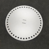 Weiyinxing 45 Holes 18cm Round Shape Clear Acrylic Base Mould For Knit Bag Hand-wrapped Material Board material tejido a mano