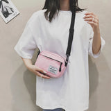 Weiyinxing Women's Bag Unisex Fanny Crossbody Bag Solid Color Leisure Trend Square Casual Shoulder Pack Harajuku Korean Style Handbag
