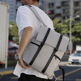 Weiyinxing Women Man Business Backpack Waterproof A4 Book Bag Female Mochila Schoolbag for Teenage Girl Travel Rucksack For Laptop