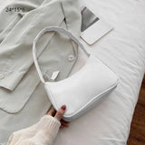 Weiyinxing Women's Bag Handle Bag Women Retro Handbags PU Leather Shoulder Totes Underarm Hobos Bags Clutch Top Handle Bag Female Small Bag