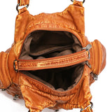 Weiyinxing Shoulder Bag Female Soft PU Leather Handle Bag Large Capacity Crossbody Bag Vintage Lady Handbag Casul Multicolor Pouch