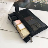 Weiyinxing Fashion Mesh Makeup Bag Women 2024 Cosmetic Bag Simple Toiletry Bag Travel Organizer Cosmetics Bags S/M/L Set Make Up Bag