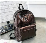 Weiyinxing Space Padded Women Backpacks Winter Down Cotton School Bags for Teenager Designer Travel Bag Female Big Purses 2024 New