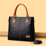 Weiyinxing Handbag Women PU Leather Shoulder Bag Trendy Handle Bag Large Capacity Crossbody Bag New Lady Handle Bags Shopping Pouch
