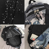 Weiyinxing Capacity Men Graffiti Backpack Camouflage Laptop Book Boy School Bag Female Fashion Women Cool Student Backpack Male Travel
