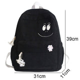 Weiyinxing Female Kawaii Corduroy Laptop College Backpack Trendy Girl Green Cool Cute Bag Fashion Women School Bag Lady Travel Backpack