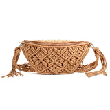 Weiyinxing bag cotton woven outdoor wallet summer new wild personality fashion handbag