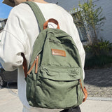 Weiyinxing Ladies Canvas School Backpack Trendy Cool Boy Girl Travel Student Bag Male Female College Backpack Men Women Laptop Bags