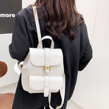 weiyinxing New Women's Backpack 2023 Travel Backpack PU Leather Handbag Schoolbag For Girls Women's Bag Female Shoulder Back Mochila