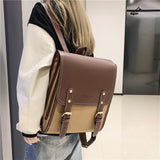 weiyinxing Fashion Woman Backpack Pu Leather Big School Backpack Bags for Teenagers Girls 2023 Simple New Designer Hand Shoulder Bags