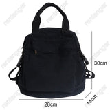 Weiyinxing Women Backpack Canvas Girl Fabric School Bag New College Student Vintage Female Laptop Bag Travel Kawaii Ladies Backpack